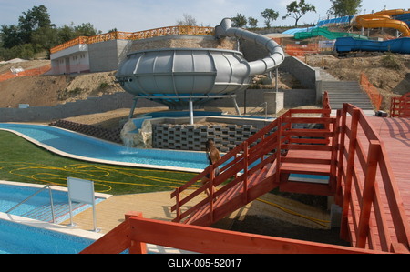 Aquaréna vízi szórakoztatópark-stock-foto