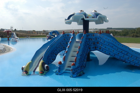 Aquaréna vízi szórakoztatópark-stock-foto