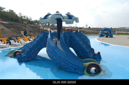 Aquaréna vízi szórakoztatópark-stock-foto