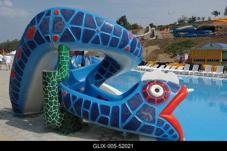 Aquaréna vízi szórakoztatópark-stock-foto