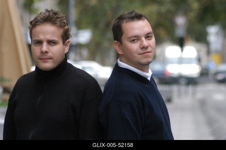 Bagi Iván és Nacsa Olivér-stock-foto