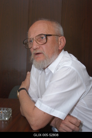 Budapest, 2004.06.15.
Dános Kornél professzor, a Semmelweis Orvostudományi Egyetem Nyelvi Kommunikációs Központjának igazgatója.-stock-foto