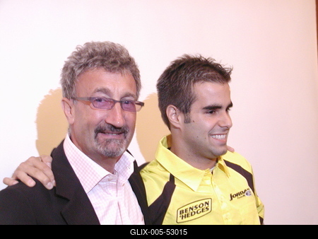 Eddie Jordan és Baumgartner Zsolt-stock-foto