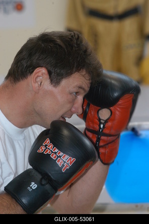 Erdei Zsolt ökölvívó-stock-foto