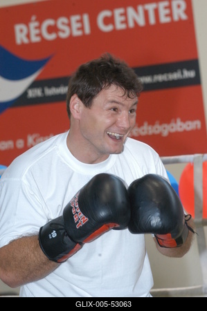 Erdei Zsolt ökölvívó-stock-foto