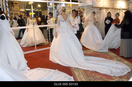 Esküvő kiállítás 2004.-stock-foto