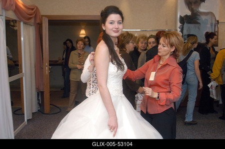 Esküvő kiállítás 2004.-stock-foto