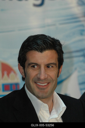 Luis Figo labdarúgó-stock-foto