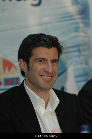 Luis Figo labdarúgó-stock-foto