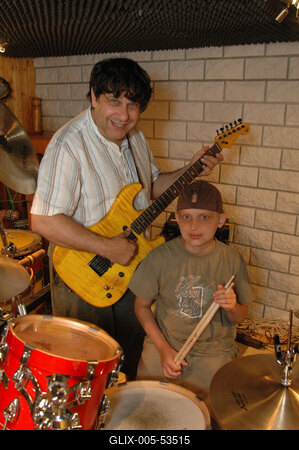 Gerendás Dani és Gerendás Péter-stock-foto