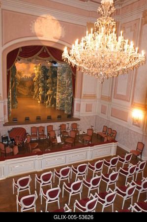 Gödöllői Barokk Színház-stock-foto