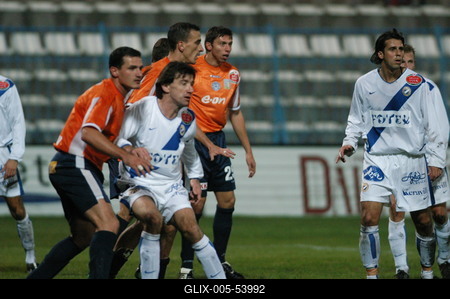 Labdarúgó mérkőzés-stock-foto