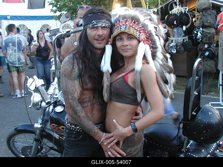 , 2003.06.06.
Harley Davidson motorostalálkozó
A képen Indián, akit az RTL valóságshow-jából ismerhetünk.-stock-foto