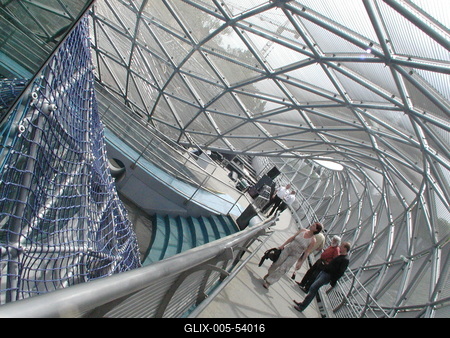 GRAZ - Insel (Sziget) a Mura folyón-stock-foto