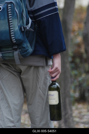 Szeszes italt fogyasztó-stock-foto