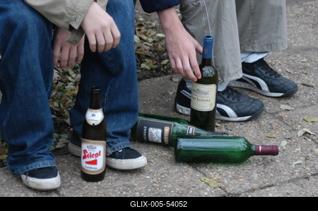 Szeszes italt fogyasztó-stock-foto