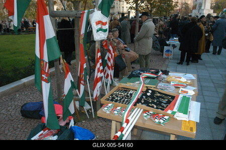 Tüntetés-stock-foto