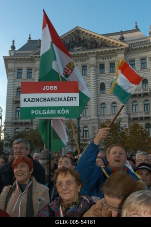 Tüntetés-stock-foto