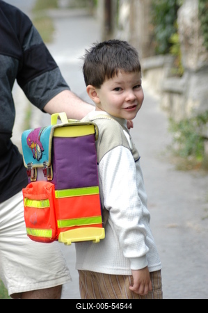 Iskolás gyerek-stock-foto