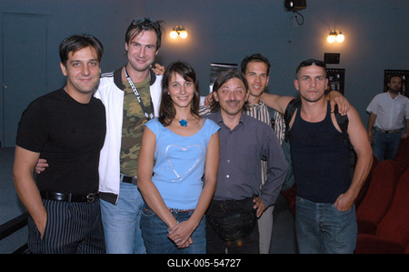 Kontroll című film sajtótájékoztató-stock-foto