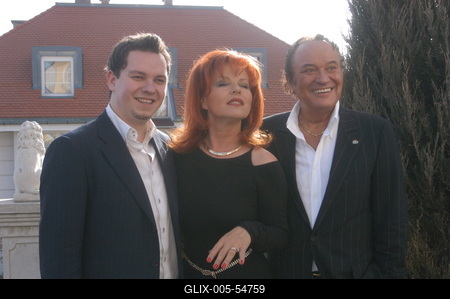 Korda György, Balázs Klári és Nacsa Olivér-stock-foto