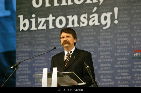 Kövér László politikus-stock-foto