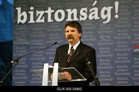 Kövér László politikus-stock-foto