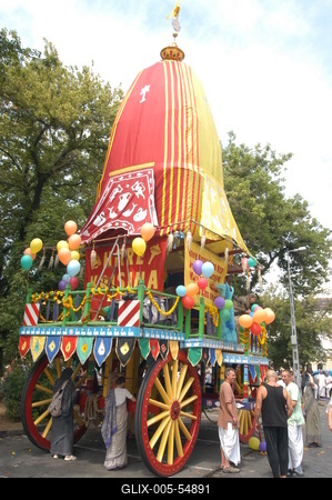 Ratha Yatra Indiai Szekérkarnevál-stock-foto