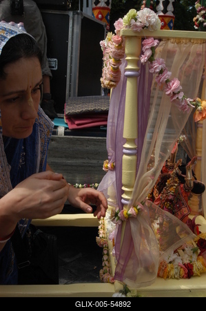 Ratha Yatra Indiai Szekérkarnevál-stock-foto