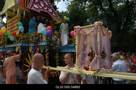 Ratha Yatra Indiai Szekérkarnevál-stock-foto