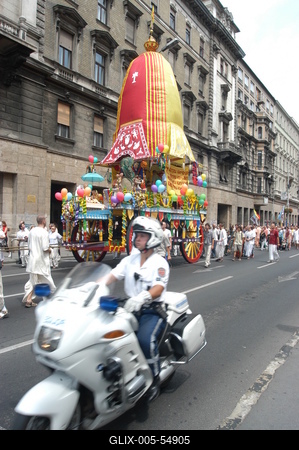 Ratha Yatra Indiai Szekérkarnevál-stock-foto