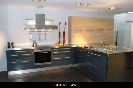 Lakástrend kiállítás-stock-foto