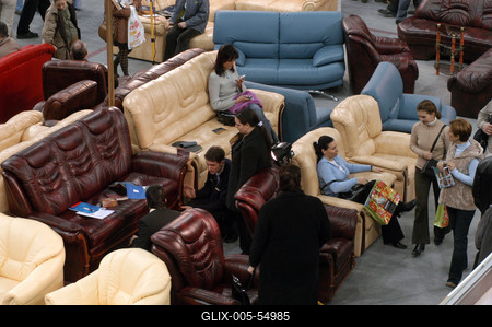 Lakáskultúra kiállítás a BS-ben-stock-foto