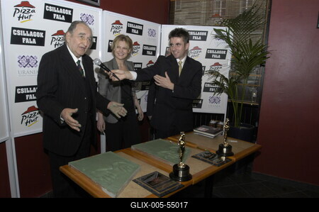 Két újabb tenyérlenyomat került a Csillagok falára-stock-foto