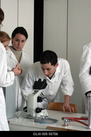 Orvostan hallgatók-stock-foto