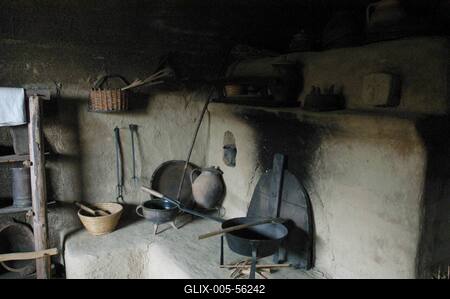 A szentendrei Szabadtéri Néprajzi Múzeum-stock-foto