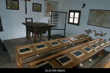 A szentendrei Szabadtéri Néprajzi Múzeum-stock-foto