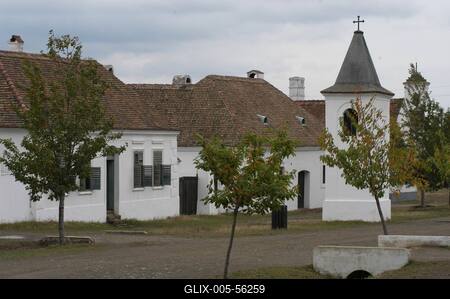A szentendrei Szabadtéri Néprajzi Múzeum-stock-foto