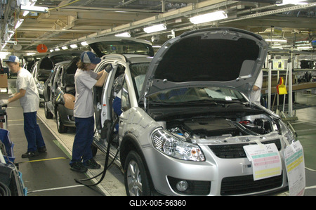 Suzuki esztergomi gyára-stock-foto