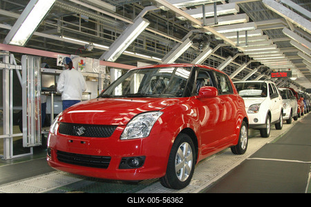 Suzuki esztergomi gyára-stock-foto