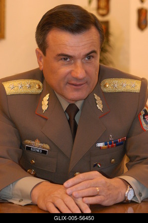 Szenes Zoltán altábornagy-stock-foto