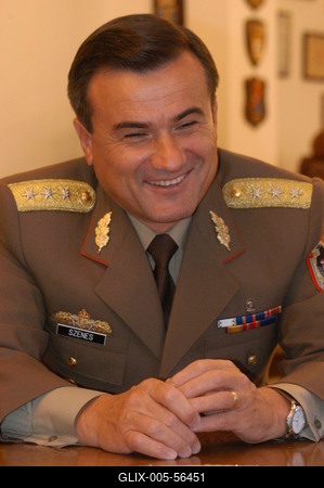 Szenes Zoltán altábornagy-stock-foto