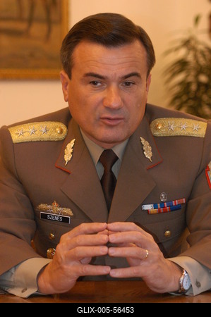 Szenes Zoltán altábornagy-stock-foto