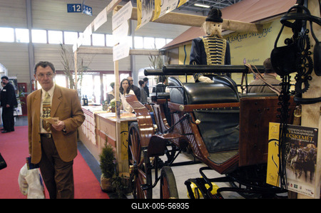 Utazás 2004 kiállítás-stock-foto