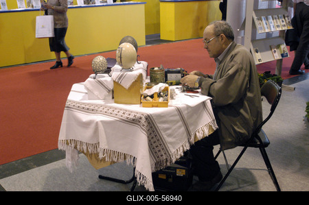 Utazás 2004 kiállítás-stock-foto