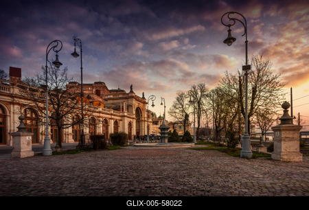 Budapest, Várkert Bazár-stock-foto