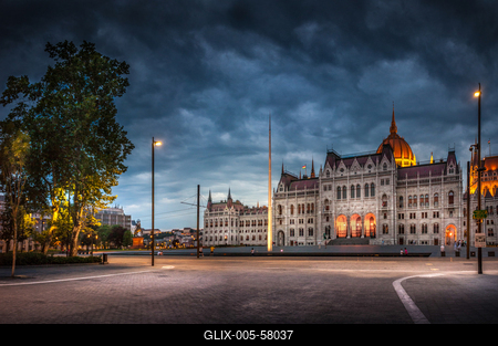 Budapest, Parlament-stock-foto