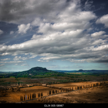 Balaton felföld-stock-foto