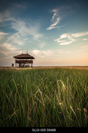Alföldi kilátó-stock-foto