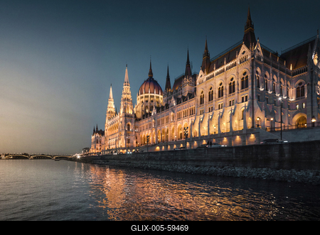 Budapest, Országház (Parlament)-stock-foto